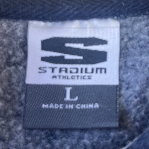 Pitt Panthers Hoodie Sweatshirt Womens Large Blue Gold Stadium Athletics Fanwear - Picture 7 of 8